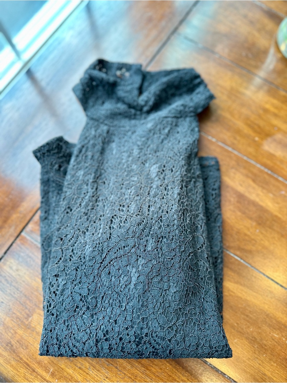 Express Black Lace Halter Top